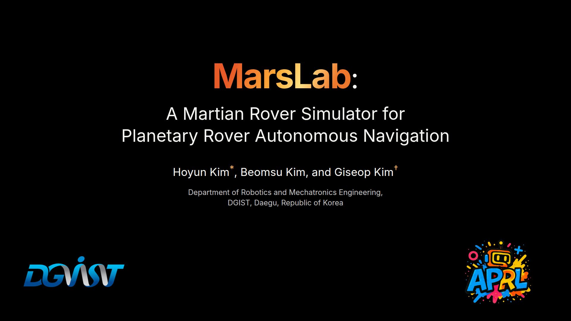 MarsLab paper video