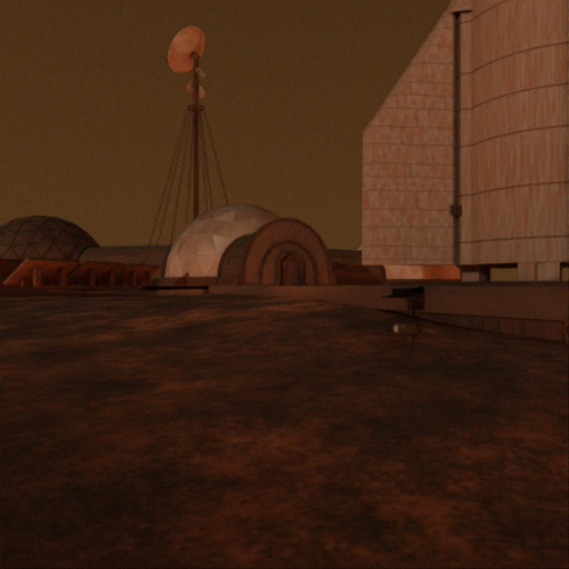 Retrieved dark image of the corresponding Mars Base location